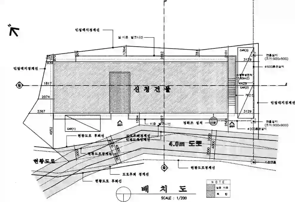 구산빌라 배치도 이미지